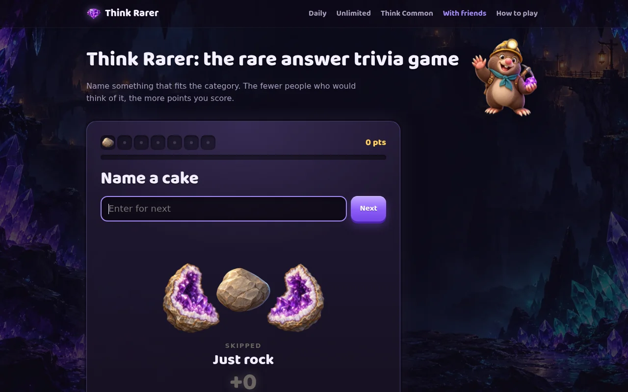 Think Rarer