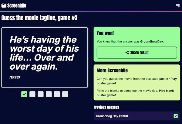 ScreenIdle Taglines