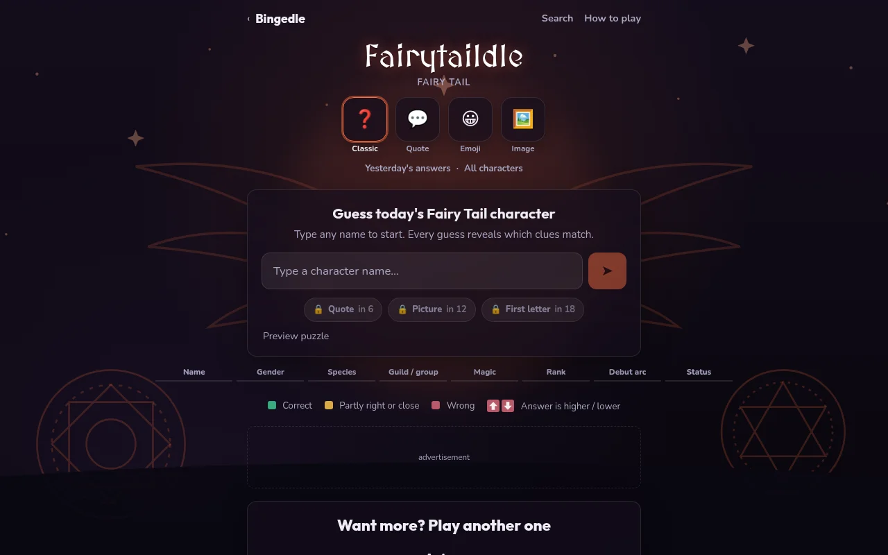 Fairytaildle