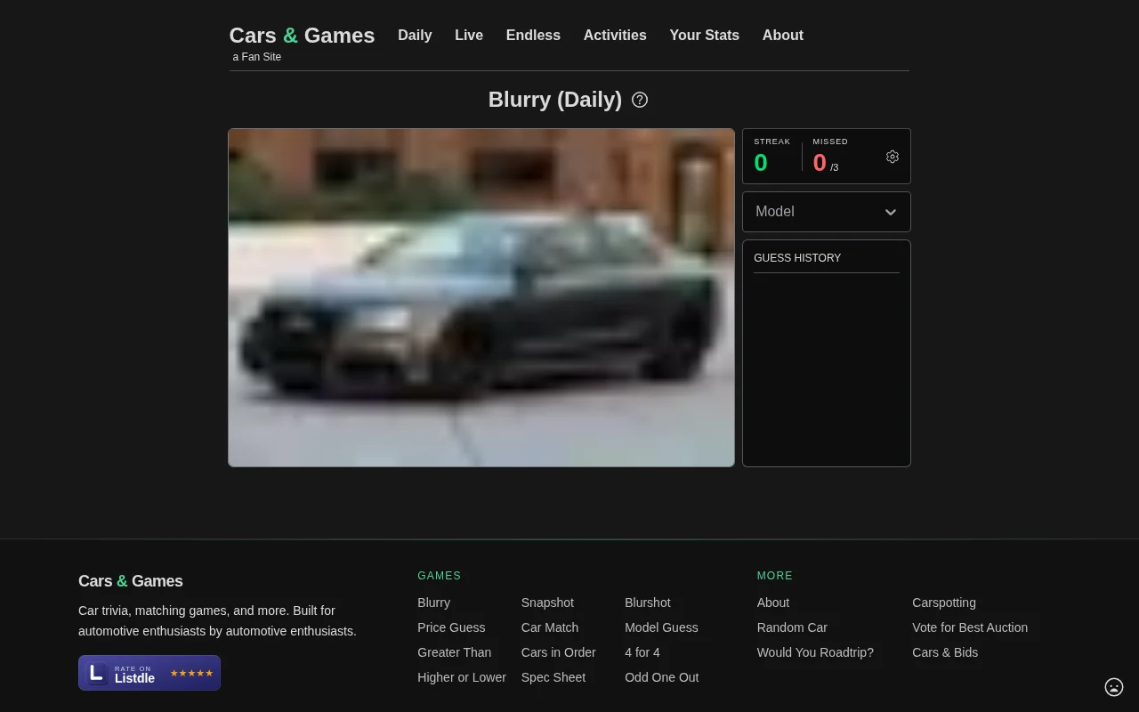Cars & Games