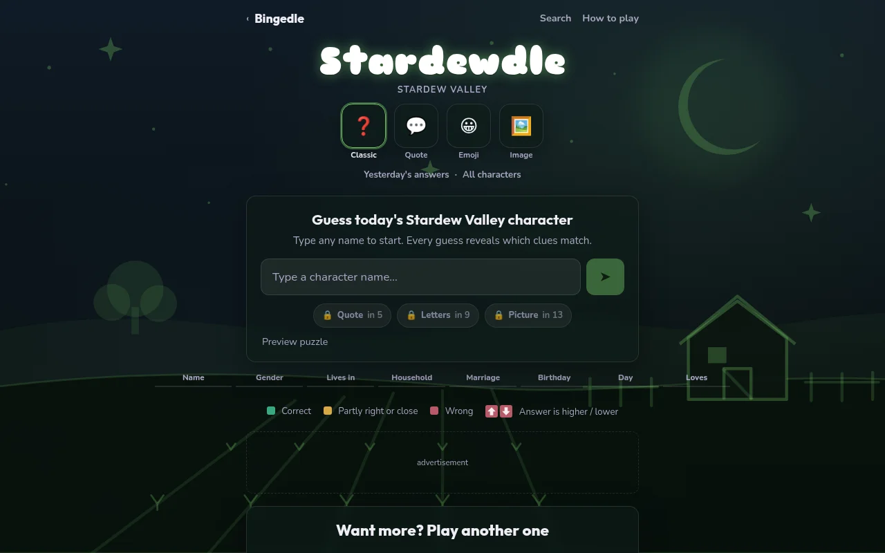 Stardewdle