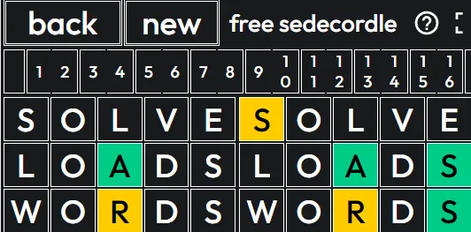 sedecordle