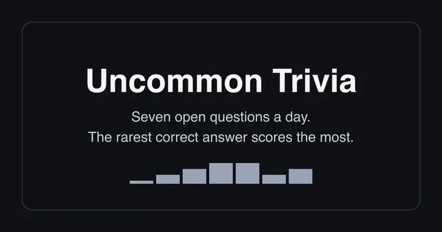 Uncommon Trivia