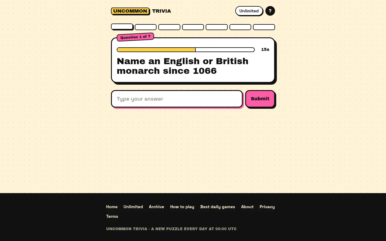 Uncommon Trivia