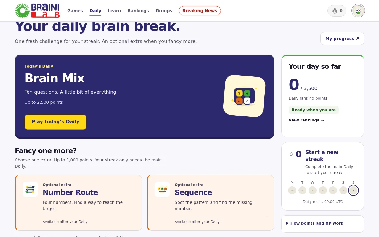 BrainiLab Daily