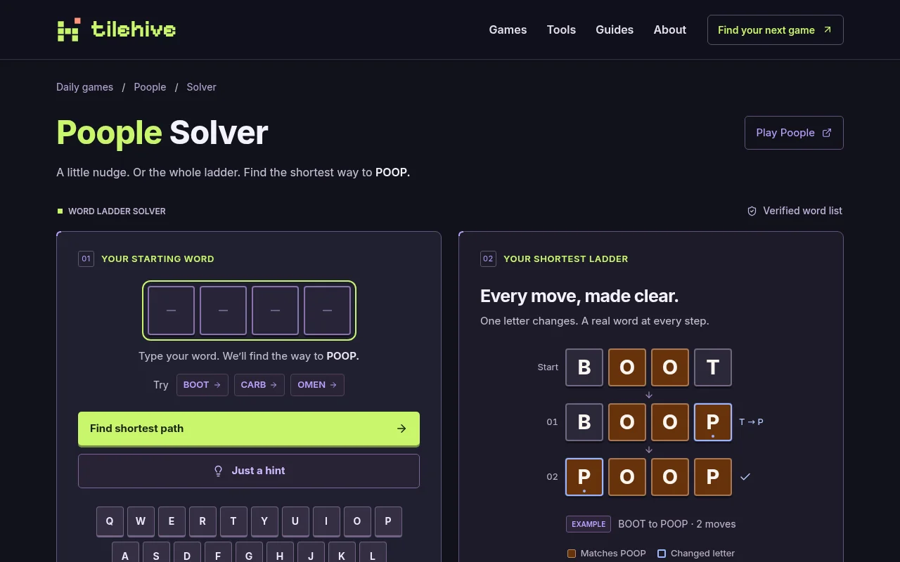 Poople Solver