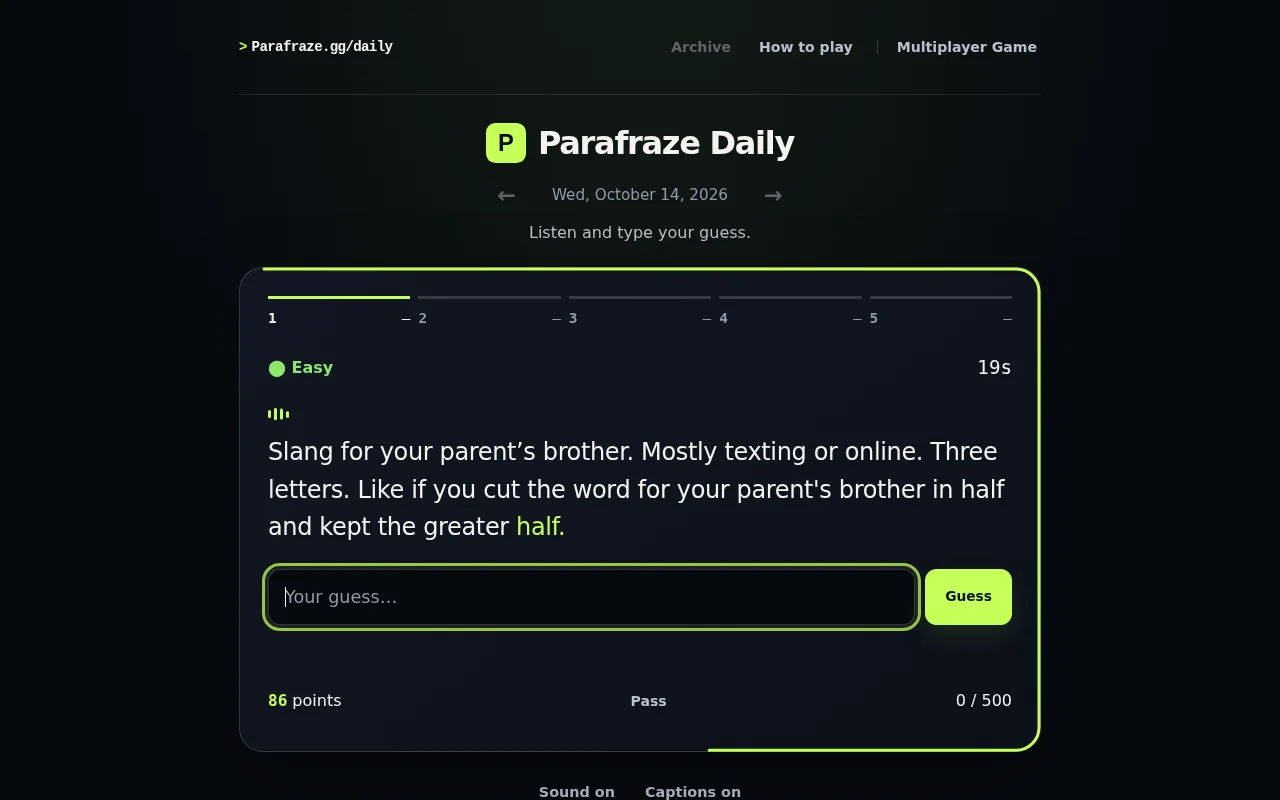 Parafraze Daily