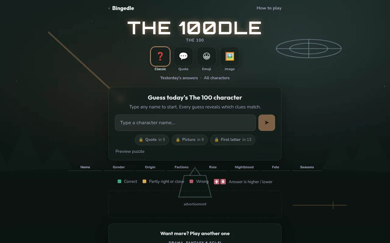 The 100dle