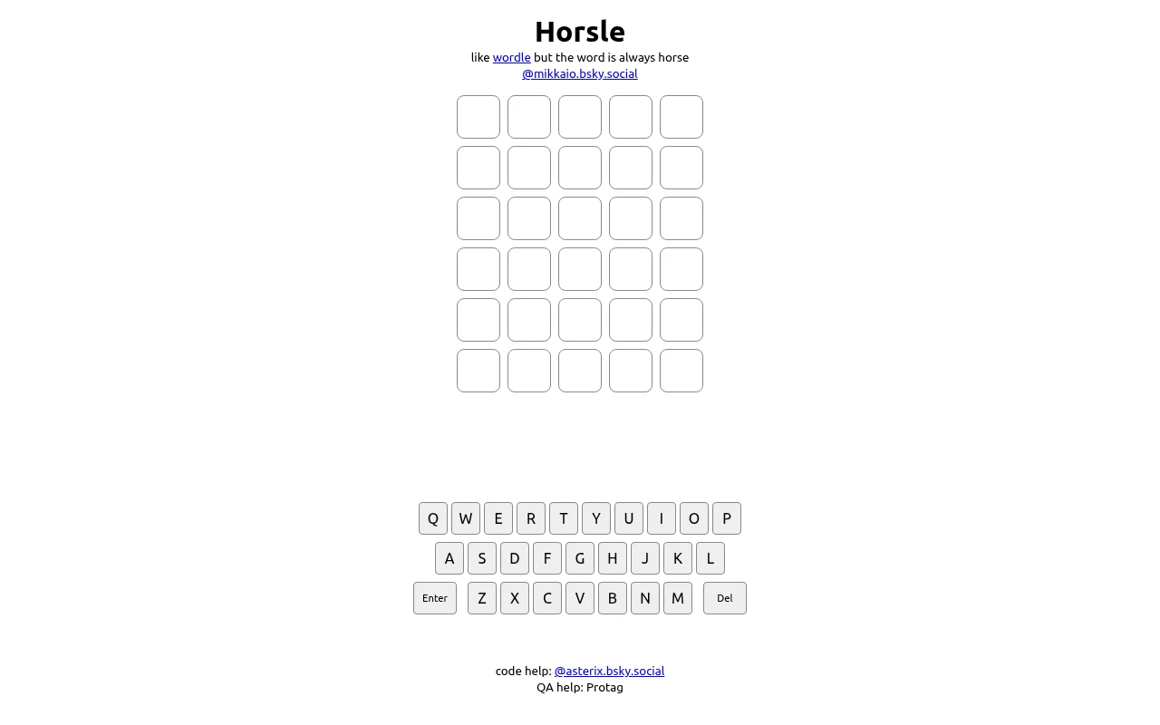 Horsle