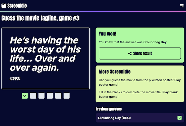 ScreenIdle Taglines